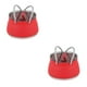 thumbnail image 1 of Advancent 1L Collapsible Camping Silicone Cooking Pot Hiking Kettle Tea Pot Rojo 2piezas, 1 of 1