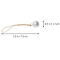 thumbnail image 3 of OUNONA 2 Pcs Practical Festival Pendant Decorations Copper Bells Pendant Round DIY Craft For Backpack, 3 of 5