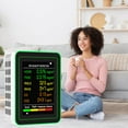 thumbnail image 2 of 6 in 1 Quality Monitor Indoor, Pollution Monitor, CO2 Monitor Quality Quality Dete Tester,, 2 of 8