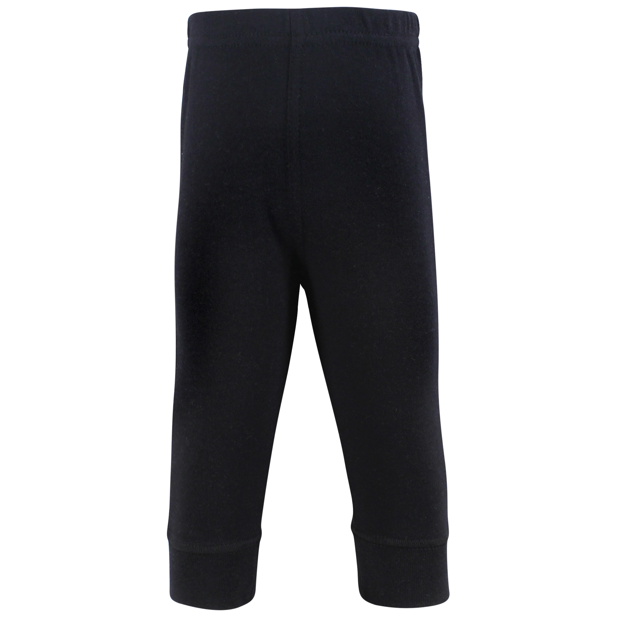 Hudson Baby Girls Cotton Pants and Leggings, Black Daisy, 3T