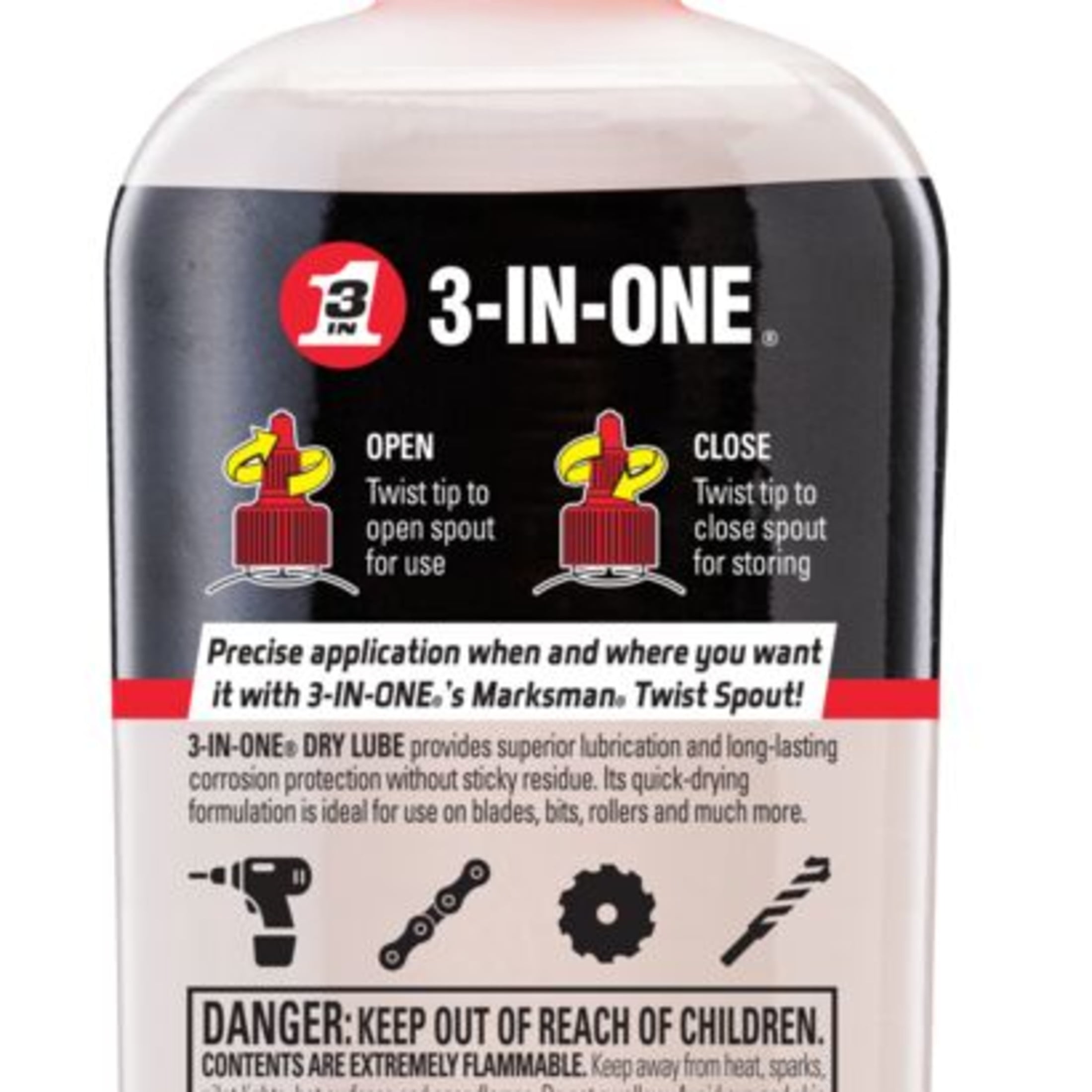 3-in-one 4 fl oz dry lube drip oil - Walmart.com