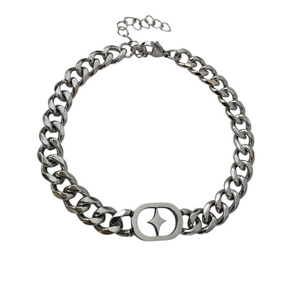 Adjustable Star Link Chain Bracelet for Men Women,Hip Hop Unisex Style