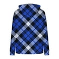 thumbnail image 5 of Ailaofu Plaid Hoodies for Women Oversized Long Sleeve Color Block Buttery Soft Pullover Loose Fit Fall Outfit for All Styles, 5 of 5