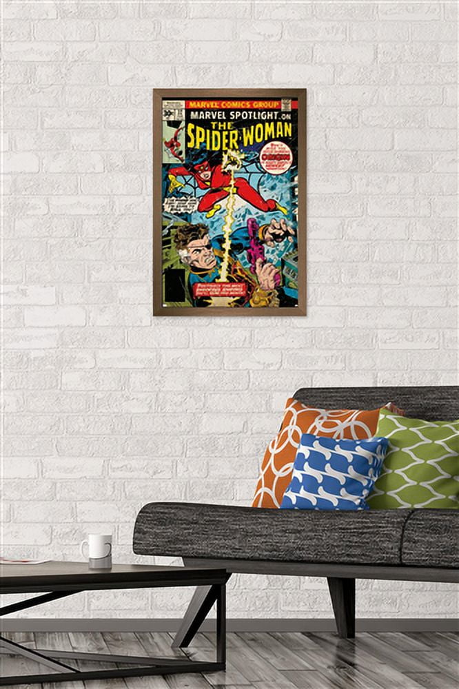 Marvel Comics - Spider-Woman - Spider-Woman #32 Wall Poster, 14.725" x 22.375", Framed