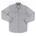 thumbnail image 1 of NEW Black White Mens 2XL Geo Print Button Down Slim Fit Shirt, 1 of 2