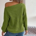 thumbnail image 7 of FDGIU Casual Oversized Sweater for Women, Soft Loose Fit Long Sleeve Pullover, Comfy Knit Casual Wear Tops, 7 of 7