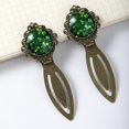 thumbnail image 3 of St. Patrick's Day Vintage Copper-Colored Lace Bookmarks: Stainless Steel Book Marks for Readers and Book Lovers - Set of 2, 3 of 5