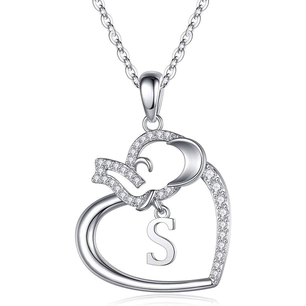 Xihbxyly Collar con Colgante de Corazón de Buena Suerte para Mujer