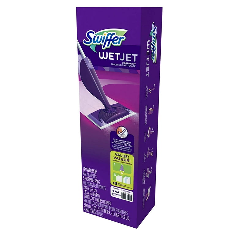 Swiffer WetJet Spray Mop Starter Kit, 16.9 fl oz 