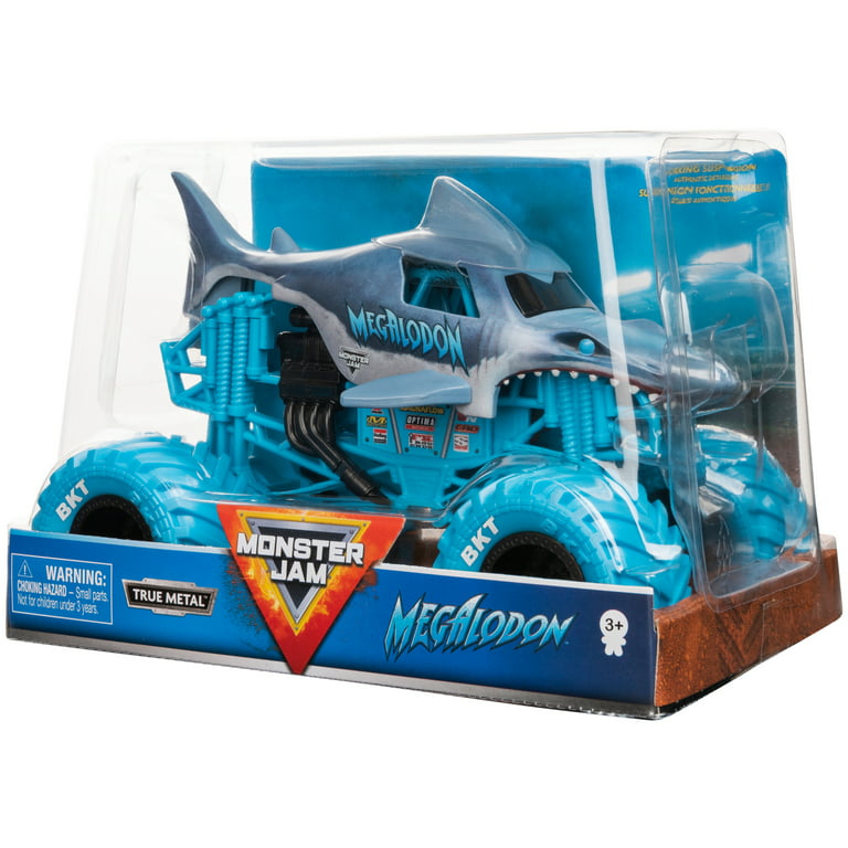 Monster Jam Official Megalodon Monster Truck Die-Cast Vehicle - 1:24 Scale