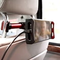 thumbnail image 1 of Support de Siège Arrière pour Tablette, Support d'Appuie-tête de Voiture, Rotation à 360°, Support de Téléphone pour Tablette, Support de Siège Arrière Rouge, 1 of 8