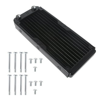 Mrisata Wer Wer 12 × 7 × 2 Computer CPU Water Cooling Block Cooling Block Base in Rame Rosso Pom Cover W Waterway per Am4