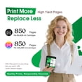 thumbnail image 3 of 902 XL 902XL Ink Cartridges Compatible for HP902 XL 902 Ink Cartridge Work with Officejet Pro 6978 6968 6970 6975 Officejet 6958 6956 6954 Printers (4 Pack), 3 of 8
