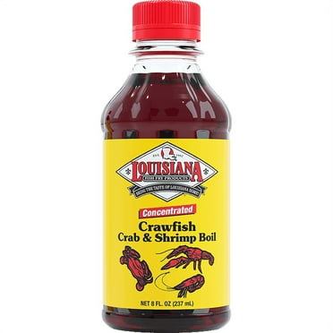 Louisiana Fish Fry Concentrated Crawfish, Crab & Shrimp Boil Liquid Seasoning, 8.0 fl oz