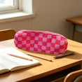 thumbnail image 6 of Summer Saving!Back_to_School Saving!School_Supplies!Under $1 dollars!Special Pencil Case Pouch, Colorful Pencil Pouch Makeup Brush Bags ForTeenagers Home Office Orginazer, Pink, 6 of 7