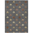 thumbnail image 2 of Addison Rugs Chantille Indoor/Outdoor Transitional Geometric Charcoal Machine Washable Rectangle Rug, 9' x 12', 2 of 8