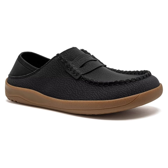 HOBIBEAR Women's Leather Loafers|Slip On Wide Toe Box Comfortable Barefoot Flats