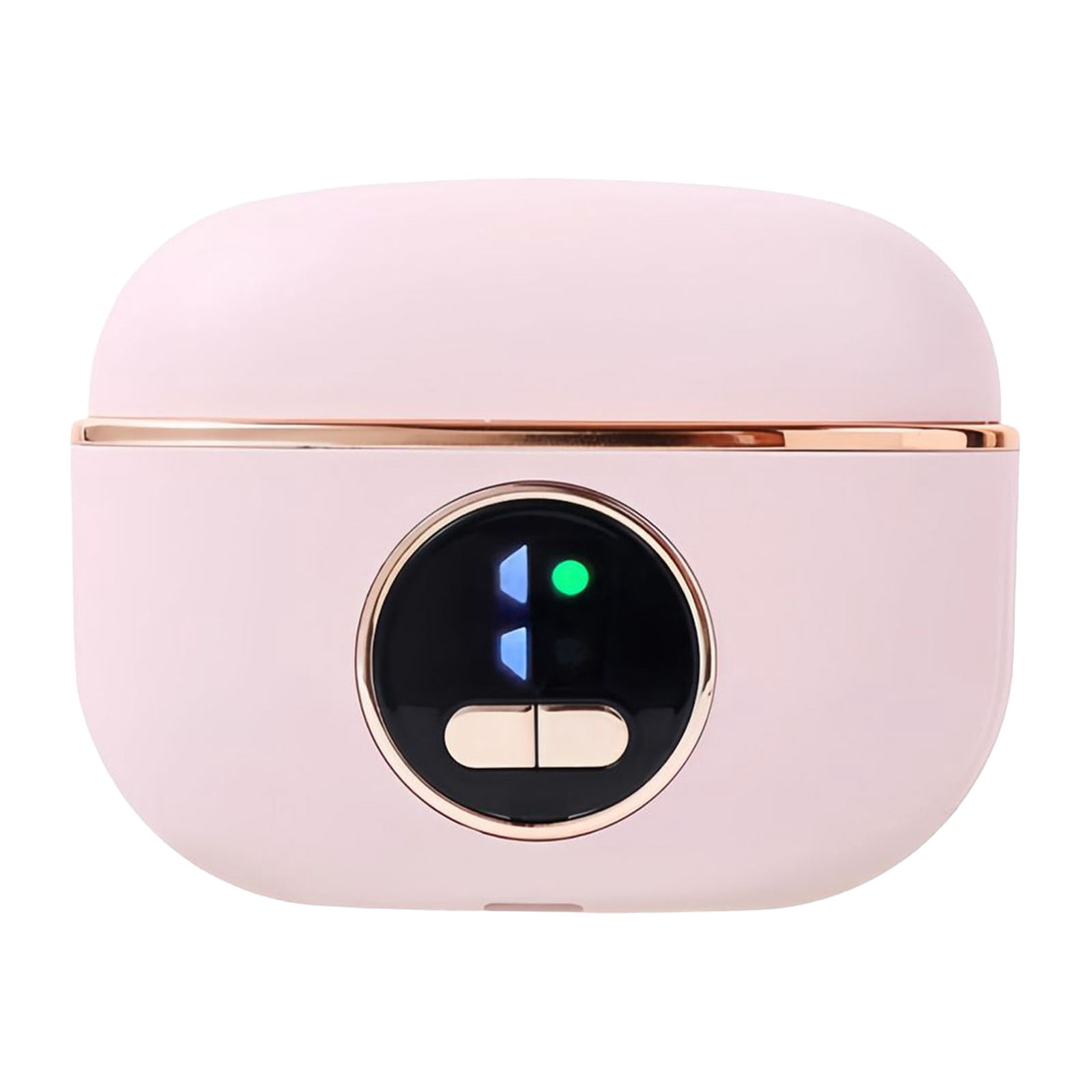 Electric Nail Clippers 2 in 1 Rechargeable Nail Trimmer with File and Polisher, Smart Fingernail and Toenail Grinder with 3 Speed Modes, LED Light Nail Care Tool for Seniors Adults Home Travel Use