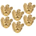 thumbnail image 4 of 6pcs Flower Bead Cap Metal Bead Caps Assortment Flower Spacer Bead End Caps, 4 of 8