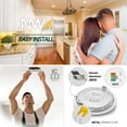 thumbnail image 5 of NUWATT 6 inch Gimbal LED Recessed Light Canless Wafer Lights, 5CCT 2700K/3000K/3500K/4000K/5000K, Dimmable, 1050LM, 12W, Ultra-Thin Angled Recessed Lighting Directional LED Downlight, ETL, 6 Pack, 5 of 10