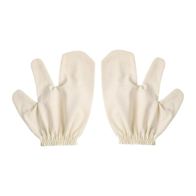 Guante de baño para fregar, guantes de masaje, cómodo y resistente al desgaste, toalla de ducha, exfoliante corporal, toalla para lavarse cara en Doble