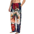 thumbnail image 2 of Daiia Paisley2 Men's Sleep Pant with Pockets and Drawstring,Pajama Pants-Large, 2 of 9