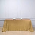 thumbnail image 5 of Balsa Circle Gold 90" x 156" Sequin Rectangular Tablecloth Dining Table Linens, 5 of 8