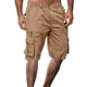thumbnail image 1 of Sunloudy - Pantalones cortos deportivos para hombre, cintura elástica, bolsillos de color sólido, pantalones cortos rectos sueltos Sunloudy  M L XL XXL XXXL, 1 of 7