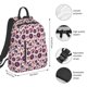 thumbnail image 2 of Disketp Skull lips record Guitar Mochila Ligera e Impermeable, Mochila de Día Resistente para Viajes, Senderismo y Uso Diario para Hombre y Mujer, 2 of 7