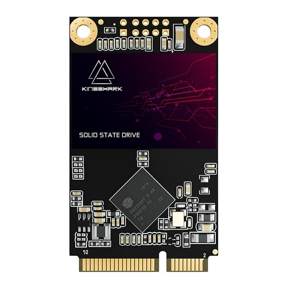 Kingshark gamer Msata SSD 500GB Sata3 Sataâ…¢ Internal Solid State High Performance Hard Drive Mini Sata SSD Disk for Desktop Laptop (500GB, MSATA)