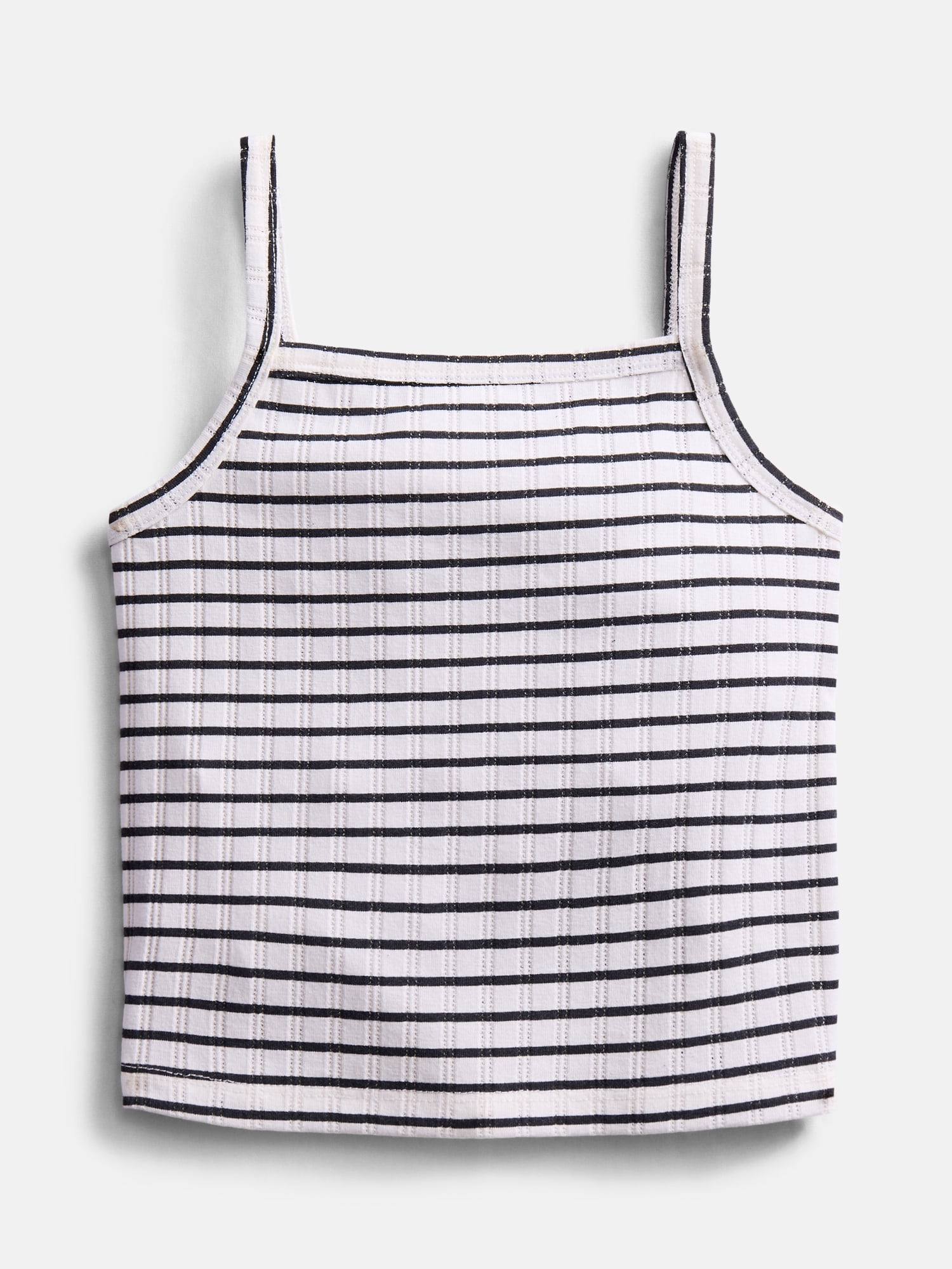 Wonder Nation Girls Ribbed Pointelle Knit Cami and Cardigan Set, Sizes 4-18