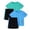 Mint Green, variant on akafmk Boys 4-Piece Shorts Sets Sports Outfits Stripe Mesh Fast Dry Short Sleeve Tshirts Shorts Breathable Summer Running Outfits Sets 5-14 Years