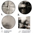 thumbnail image 3 of DESIGN ART Designart "Black Mid Century Fusion I" Modern Midcentury Metal Wall Art 36 in. wide x 36 in. high, 3 of 5