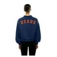 thumbnail image 5 of Women's New Era Navy Chicago Bears Sport Night Mock Neck Balloon Sleeve Pullover Sweatshirt, 5 of 5