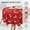 Red,white, variant on Vikakiooze ,60 Inches Round Wipeable Christmas Table Cover For Indoor And Outdoor Waterproof Decoration Tablecloth
