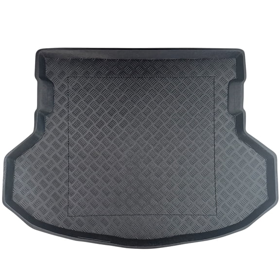 Rezaw-Plast Cargo Mat compatible with Suzuki Kizashi 2010 2011 2012 2013 2014 2015 All-Weather Trunk Mat Protector PE Custom Fit Heavy-Duty Non-Slip Waterproof Easy Clean Black