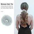 thumbnail image 5 of FOMIYES 2Ud Faux Fur Hair Rope Para Look Con Textura Esponjosa Y Cómodo Agarre, 5 of 5