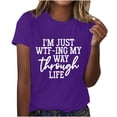 thumbnail image 1 of Birdeem Femmes Filles Grande Taille T-Shirts Imprimés Manches Courtes Col Rond T-Shirt Blouse Hauts, 1 of 8