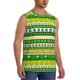 thumbnail image 2 of Fotbe St. Patrick's day in green colors Men's Camiseta sin Mangas Estampada para Hombres, Playera Casual para Gimnasio, Entrenamiento, Playa-Medium, 2 of 7