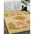 thumbnail image 3 of Ahgly Company Machine Washable Indoor Rectangle Abstract Chrome Gold Yellow Area Rugs, 5' x 8', 3 of 7