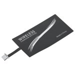 Wireless Charger Receiver, Small Size Design Reliable To Use Wireless Charger Adapter, Stable Performance For Mobile Phones Phone Charging