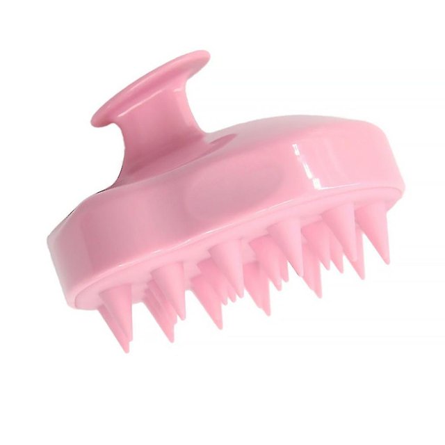 Masaje de silicona de mano Champú Cepillo Masajeador Plástico Cabello Cuero cabelludo Masaje corporal LingWen 8390615525527
