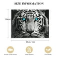 thumbnail image 2 of Nawypu LyeArtork Tiger with Green Eyes Wall Art Black and White Wildlife Tiger Portrait Canvas Prints Pictures Wall Decor Artwork for Modern Home Living Room Bedroom Office, 2 of 5