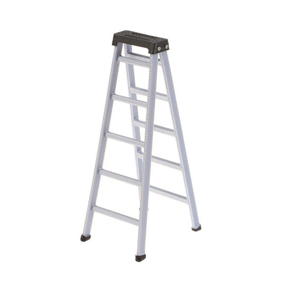1/12 Miniature Ladder for Doll House Accessories Realistic Plastic Ladder Toy Furniture Model Figurine for Scene Display