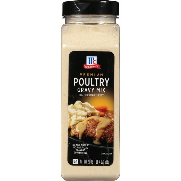 McCormick Premium Poultry Gravy Mix, 20.0 oz Packet