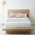 thumbnail image 6 of Yayeee Pillowcase Queen Size Set of 2 Satin Wrinkle Resistant Pillow Case, Wavy Striped, 6 of 8