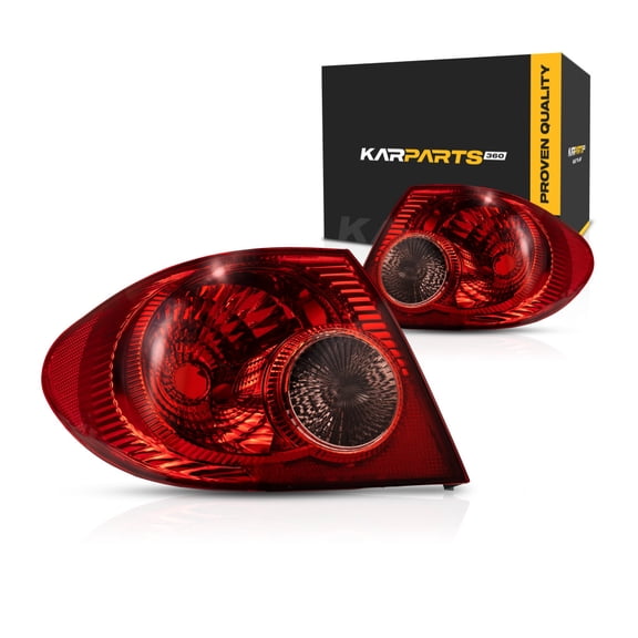 For 2005-2008 Toyota Corolla Pair Rear Tail Lights Driver and Passenger Side Assembly Unit TO2800154 TO2801154 | 81551-02290 81561-02290
