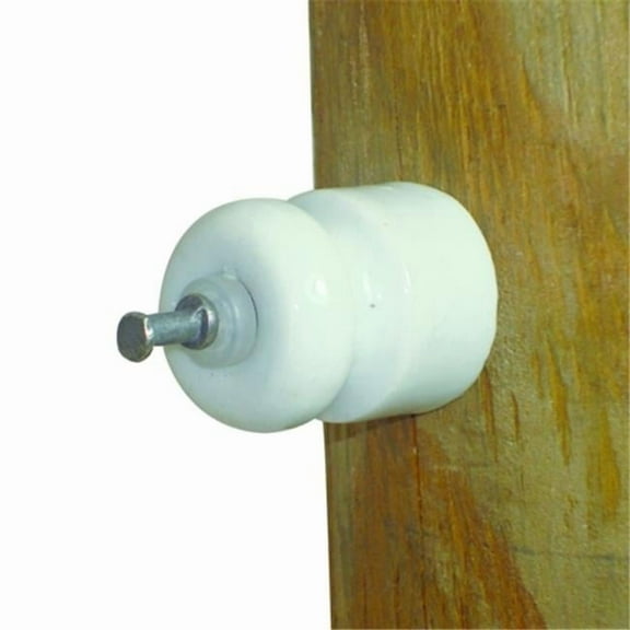 Field Guardian FAP142 Porcelain Insulator with nail & washer