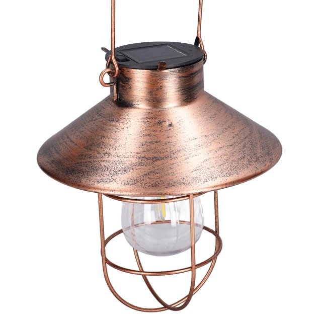 Lámpara solar colgante, lámpara solar colgante, linterna solar decorativa para exteriores, luz solar retro diseñada para precisión