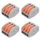 thumbnail image 3 of Conector De Cableado De Empuje Terminal De Cable 100 PCS Tamaños Compactos Retardante De Llama Con Orificios De Prueba Para Prensado De Cables Eléctricos ANGGREK Eléctricas, 3 of 8